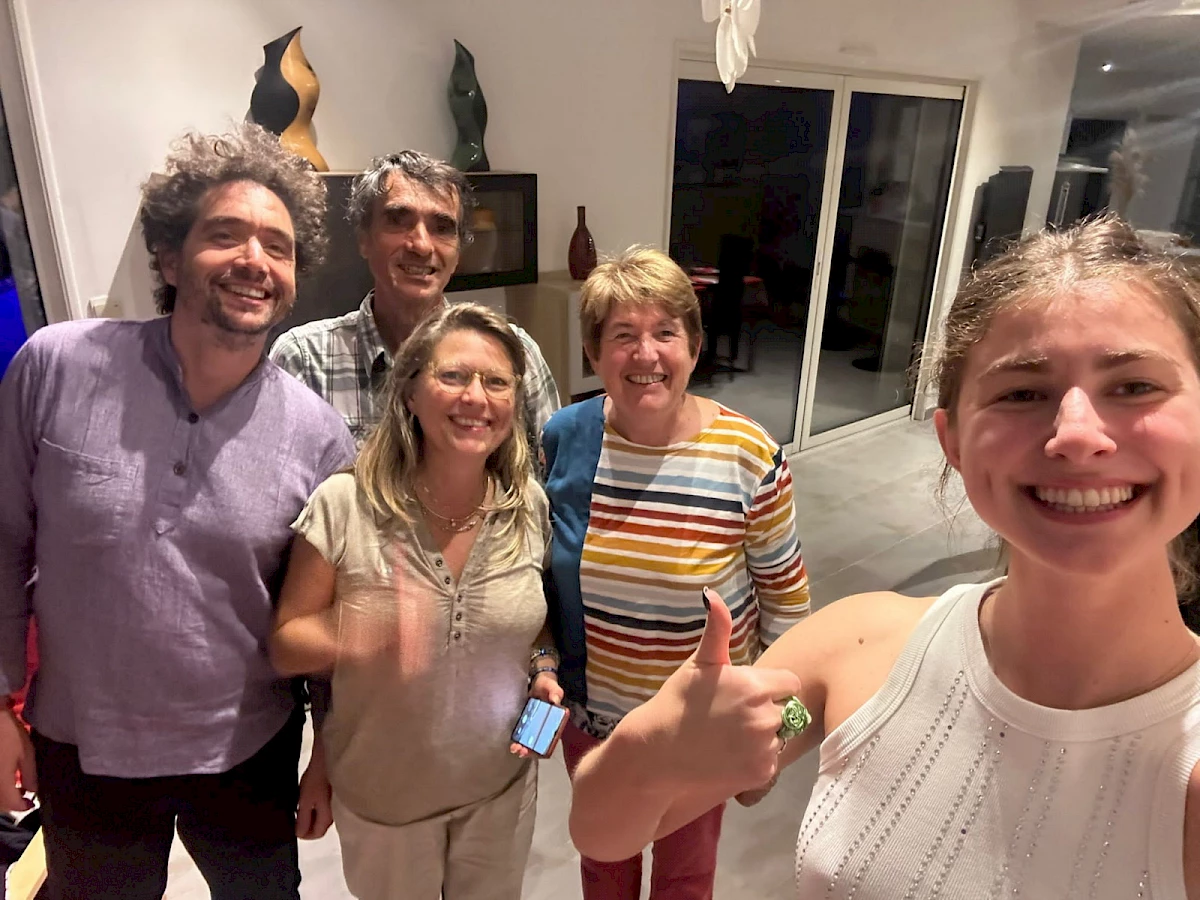 Avec notre ancienne élève Nađa